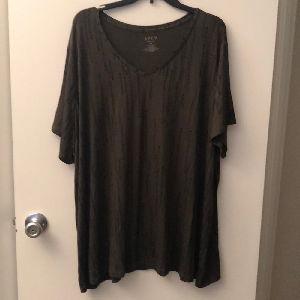 Apt. 9 Short Sleeve Top Plus Size 3X